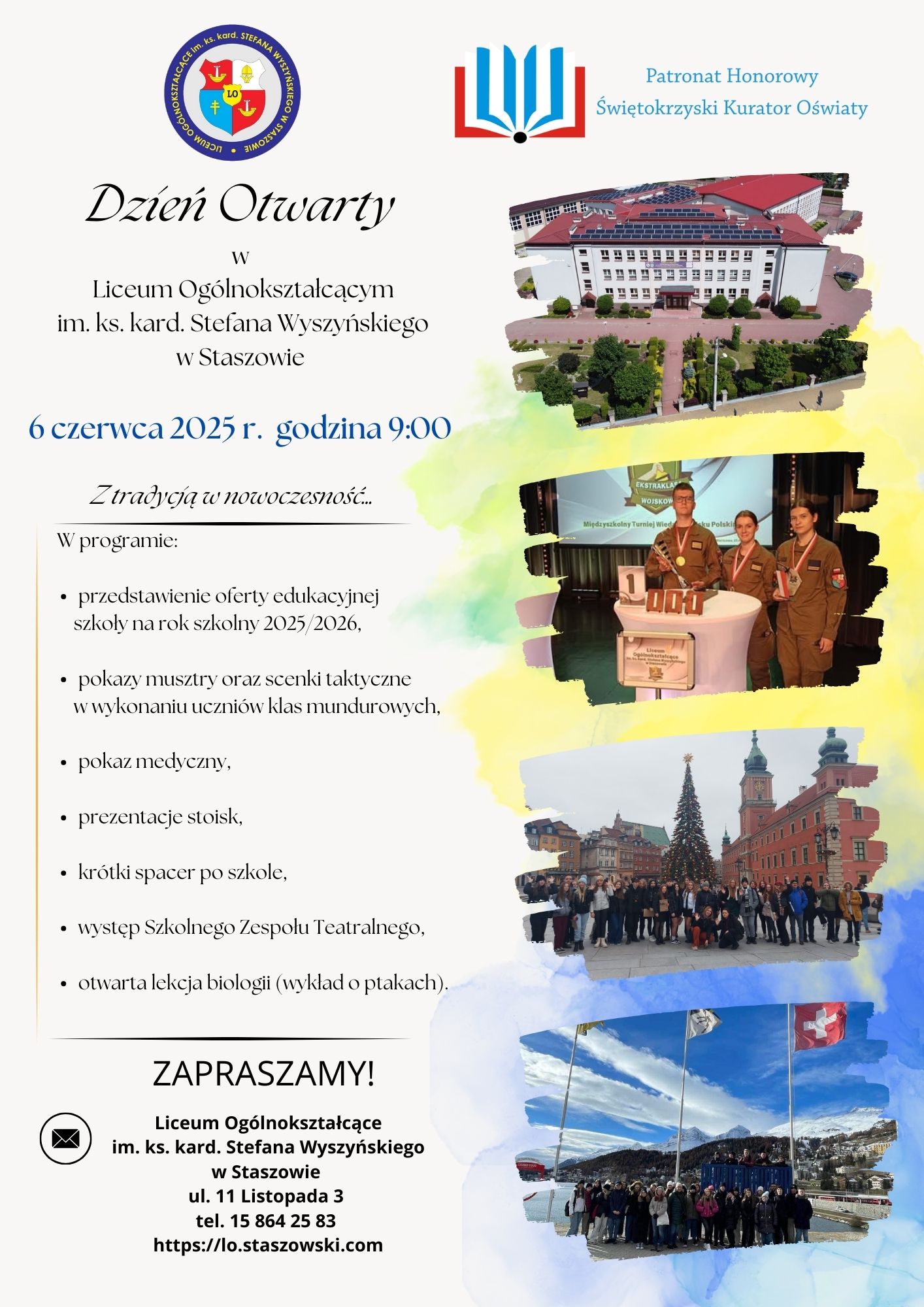 DZIEŃ OTWARTY 6 czerwca 2025 r. godz.9:00