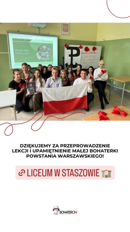 Kokardki dla małej Różyczki – najmłodszej sanitariuszki w Powstaniu Warszawskim.