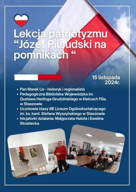 Lekcja patriotyzmu „Józef Piłsudski na pomnikach”