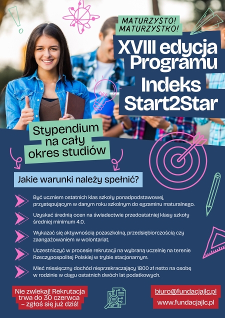 XVIII edycja Programu Indeks Start23Star.