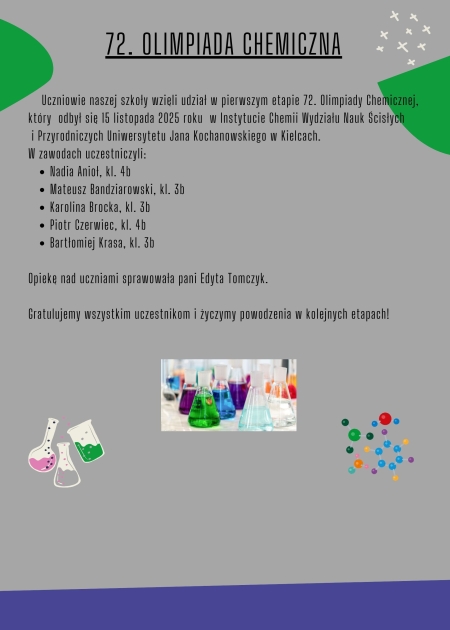 OLIMPIADA CHEMICZNA