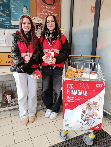 ZBIÓRKA ŻYWNOŚCI. TAK. POMAGAM! 