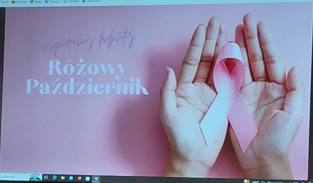 RÓŻOWY PAŹDZIERNIK w WYSZYNIE